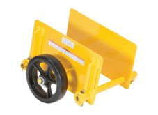 Steel Adjustable Panel Dolly With Mold On Rubber Casters