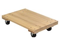 Hardwood Solid Deck Dolly  24 In. x 16 In. 900 Capacity