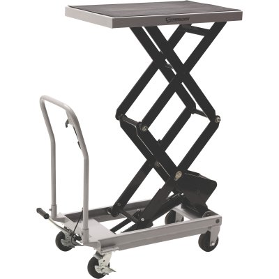 Hand Trucks R Us - 2-Speed Hydraulic Rapid Lift XT Table Cart — 1000-Lb ...